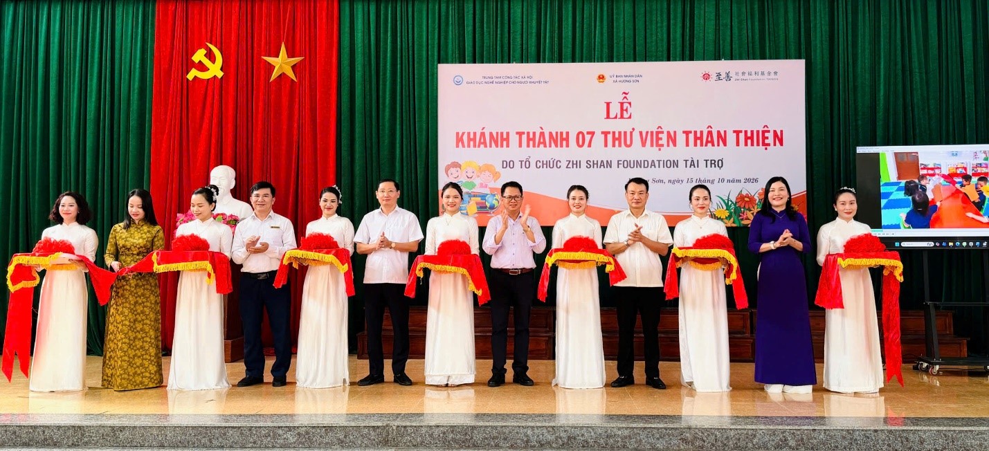 KHÁNH THÀNH 07 THƯ VIỆN THÂN THIỆN TẠI XÃ HƯƠNG SƠN VÀ KHẢO SÁT NHU CẦU HỖ TRỢ NĂM 2027